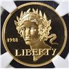 Image 2 : 1988-W OLYMPICS $5 GOLD NGC PF-69 ULTRA CAMEO