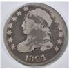 Image 1 : 1824/2 BUST DIME VG/F