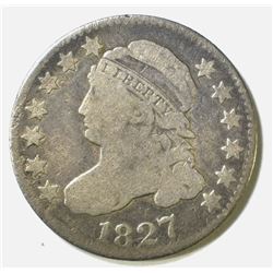 1827 BUST DIME VG