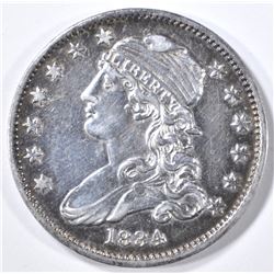 1834 BUST QUARTER AU/BU