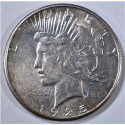 1925-S PEACE DOLLAR, AU/BU