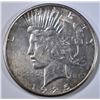 Image 1 : 1925-S PEACE DOLLAR, AU/BU