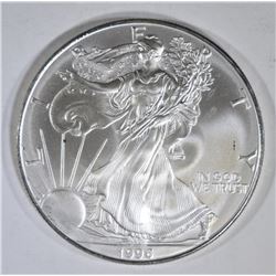 1996 AMERICAN SILVER EAGLE, BU