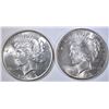 Image 1 : 1922 & 1923 PEACE DOLLARS, CH BU