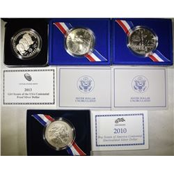 MODERN  COMMEM SILVER DOLLAR LOT
