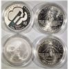 Image 3 : MODERN  COMMEM SILVER DOLLAR LOT