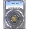 Image 1 : 1914 BARBER DIME, PCGS MS-64