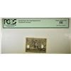 Image 1 : 25c EXPERIMENTAL FRACTIONAL  CURRENCY PCGS AU-58