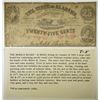 Image 1 : 25c STATE OF ALABAMA FRACITONAL CURRENCY
