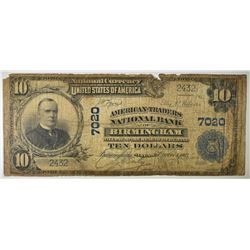 1902 $10 NATIONAL BANK OF BIRMINGHAM