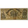 Image 1 : 1964 $20 CONFEDERATE NOTE, TAPE