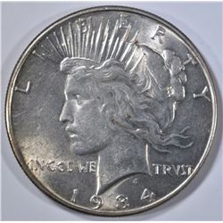 1934 PEACE DOLLAR, BU