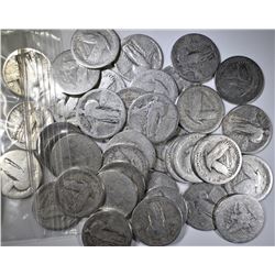 40-90% SILVER U.S. QUARTERS, WELL CIRCULATED