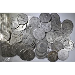 60-90% SILVER U.S. QUARTERS, WELL CIRCULATED