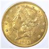 Image 2 : 1905 $20.00 GOLD LIBERTY, PCI GEM BU