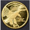 Image 2 : 1/10th OUNCE .9999 GOLD LIBERTY ROUND