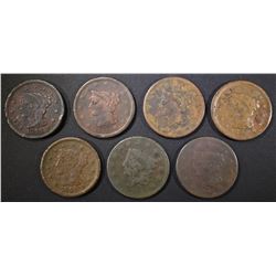 LOW GRADE U.S. LARGE CENTS: