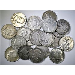 9-WALKING LIBERTY 8-FRANKLIN, 3-64 KENNEDY  HALVES