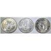 Image 2 : 1987, 97 & 2000 BU AMERICAN SILVER EAGLES