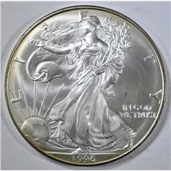 1996 AMERICAN SILVER EAGLE, BU