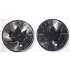 Image 1 : 2-2019 BU CANADA SILVER MAPLE LEAF COINS