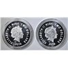 Image 2 : 2-2019 NIUE $2 OWL COINS 1oz SILVER EACH