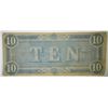 Image 2 : 1864 $10 CONFEDERATE NOTE