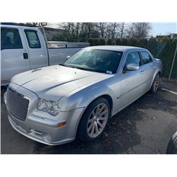 2006 CHRYSLER 300C SRT8, 4DR SEDAN, SILVER, VIN # 2C3LA73W06H496638
