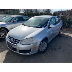 2006 VOLKSWAGEN JETTA TDI, 4DR SEDAN, GREY, VIN # 3VWRT31K36M838302