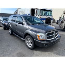 2004 DODGE DURANGO SLT SPORT, 4DR SUV, GREY, VIN # 1D4HB48N74F189840
