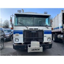 2008 AUTOCAR XPEDITOR, GARBAGE PACKER, WHITE, VIN # 5VCDC6MF58H205422