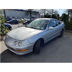 2000 ACURA INTEGRA, 2DR COUPE, GREY, VIN # JH4DC4442YS801993