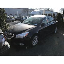 2011 BUICK REGAL CXL, 4DR SEDAN, PURPLE, VIN # W04GP5EC1B1137658