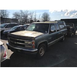 1991 CHEVROLET 2500 PU, BLUE,  VIN # 2GCFC29K7M1229755