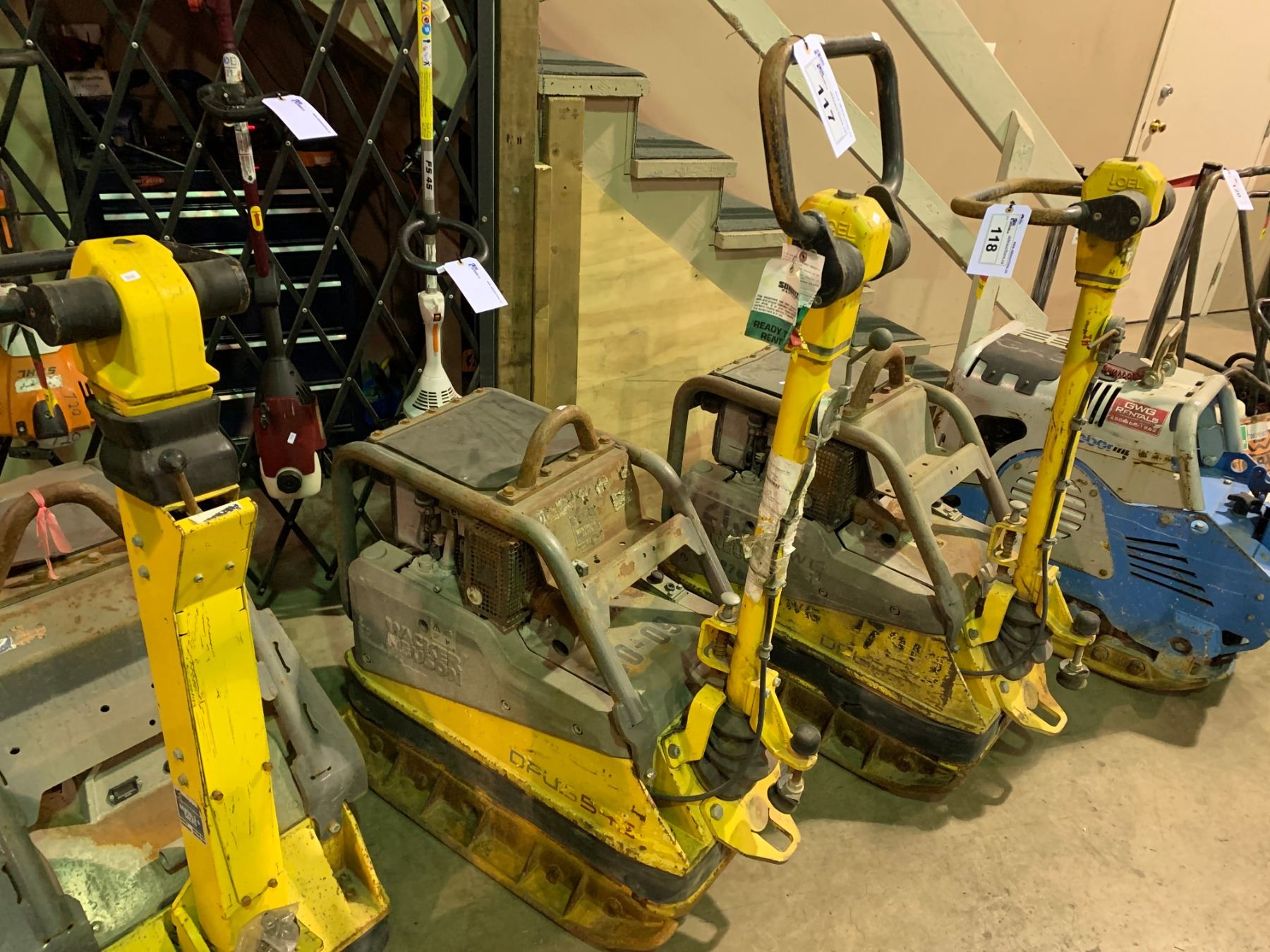 Wacker Tamper Rack WACKER NEUSON DPU 6545 HEAVY DUTY WALK BEHIND BED TAMPER