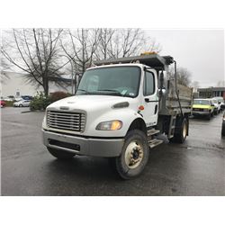 2005 FREIGHTLINER BUSINESS CLASS M2 DUMP TRUCK, WHITE, VIN # 1FVACYCS85HN91683