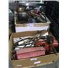 Image 1 : 2 PALLETS OF ASSORTED MOTORS, CHAINS, PUMPS & TOOLS