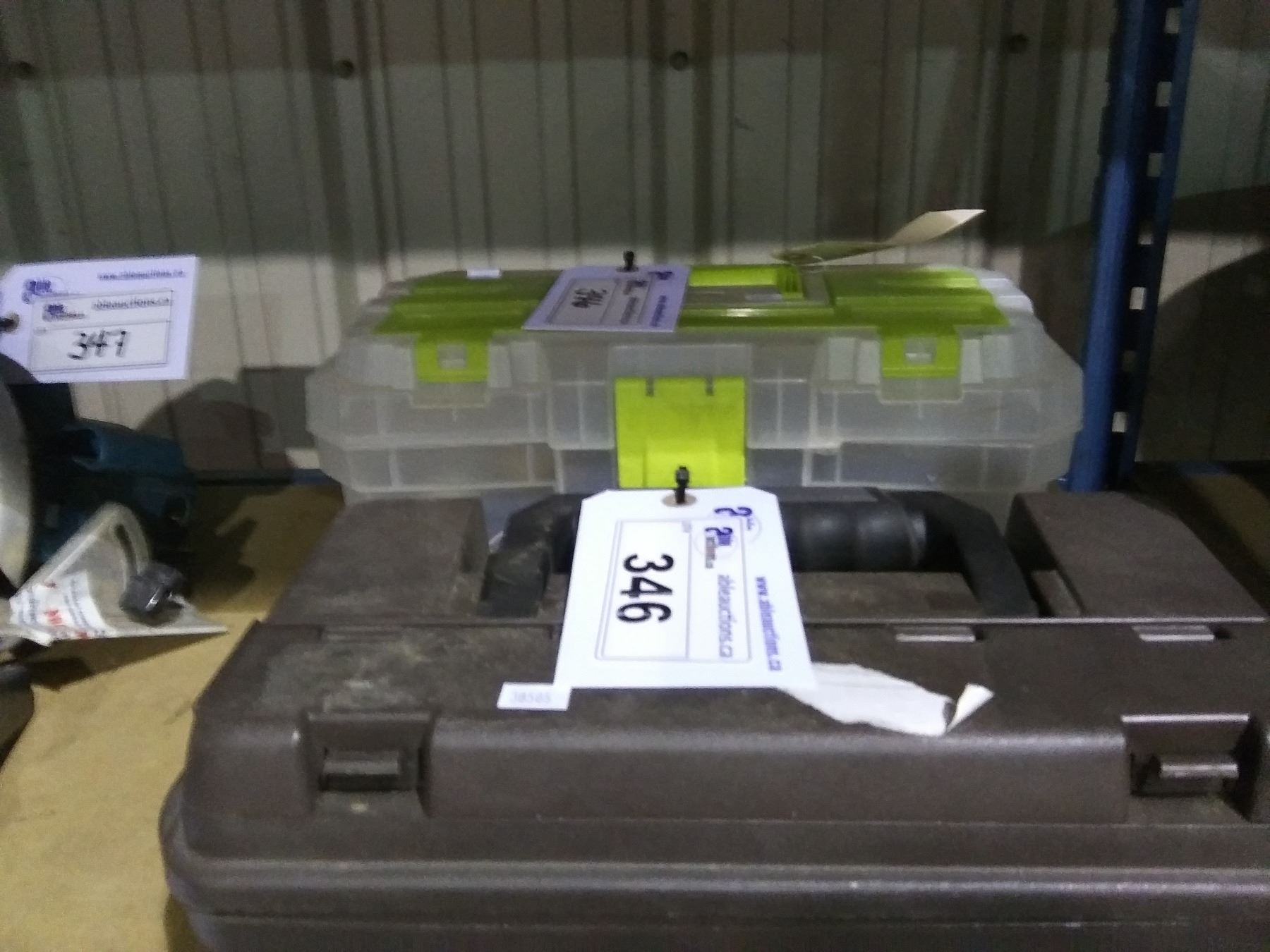 SHELL CASE HOLDER & SMALL TOOL BOX WITH HAND TOOLS