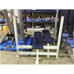 BLUE / WHITE COMMERCIAL BENCH PRESS