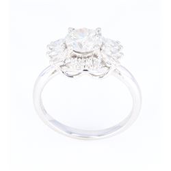 1930's Style 1.51 ct Diamond & Platinum Ring