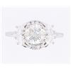 Image 7 : 1930's Style 1.51 ct Diamond & Platinum Ring