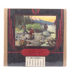 1934 Calendar  Bruin's Suprise  by Philip Goodwin