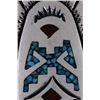 Image 18 : Navajo T. Singer Chip Inlay Sterling Earrings