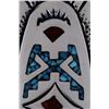 Image 8 : Navajo T. Singer Chip Inlay Sterling Earrings