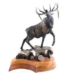 Kevin Powell "Herd Master" Bronze Statue Signed