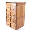 Image 9 : Antique Quarter Sawn Oak Stacking Filing Cabinet