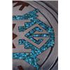 Image 20 : Navajo T. Singer Chip Inlay LARGE Concho Belt