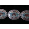 Image 9 : Navajo T. Singer Chip Inlay LARGE Concho Belt