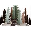 Image 10 : Sheridan Pine Tree Round Rustic Chandelier