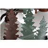 Image 11 : Sheridan Pine Tree Round Rustic Chandelier